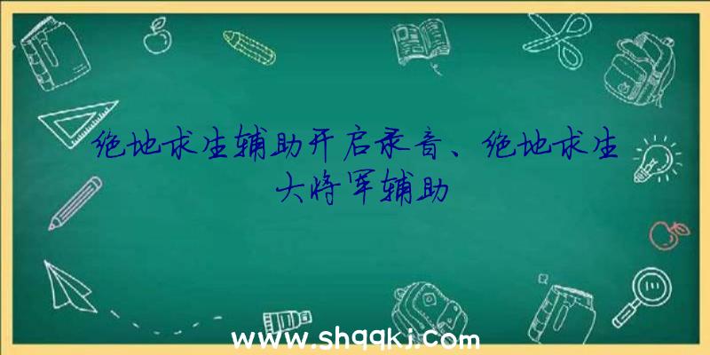 绝地求生辅助开启录音、绝地求生